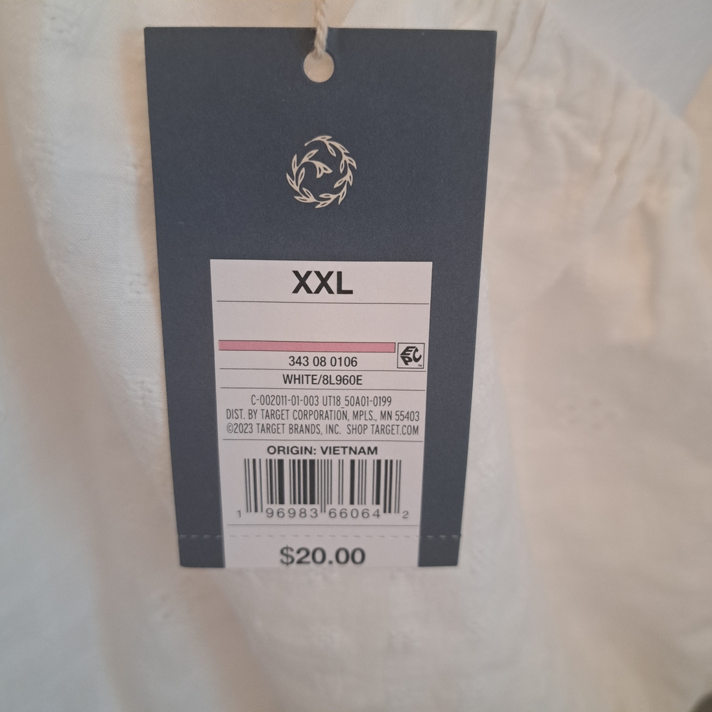 Universal Thread White One-Shoulder Blouse - Picture 4 of 4